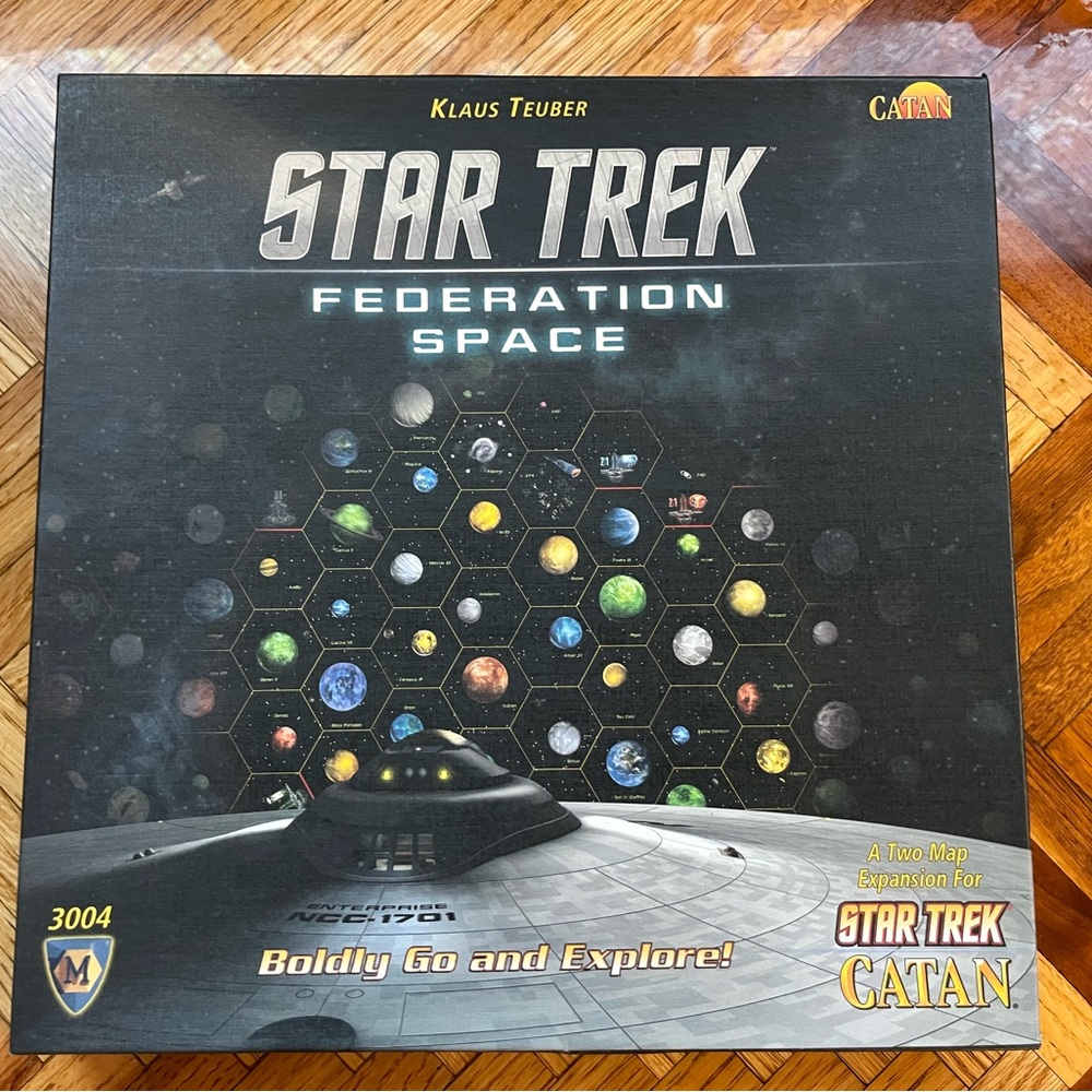 Star Trek Catan Federation Space Expansion Brand New!